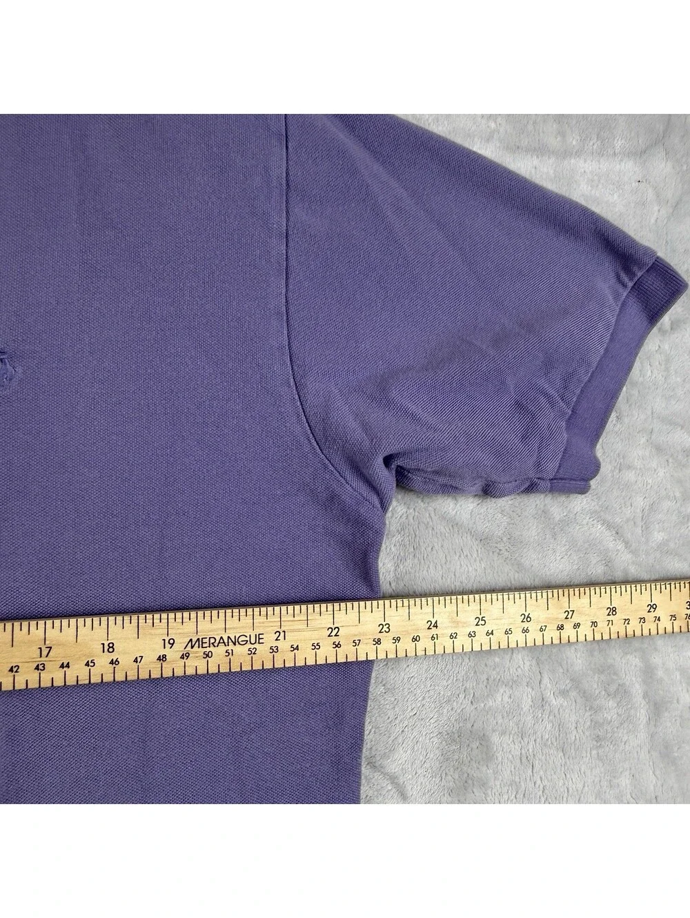 Polo Ralph Lauren Men Polo Light Purple Pony Size L 100% Cotton Luxury Preppy